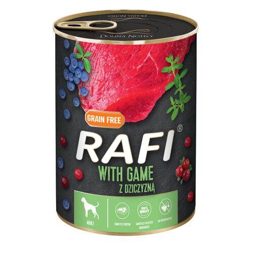 Консерва для собак Rafi з дичиною 400 г (5902921304913)