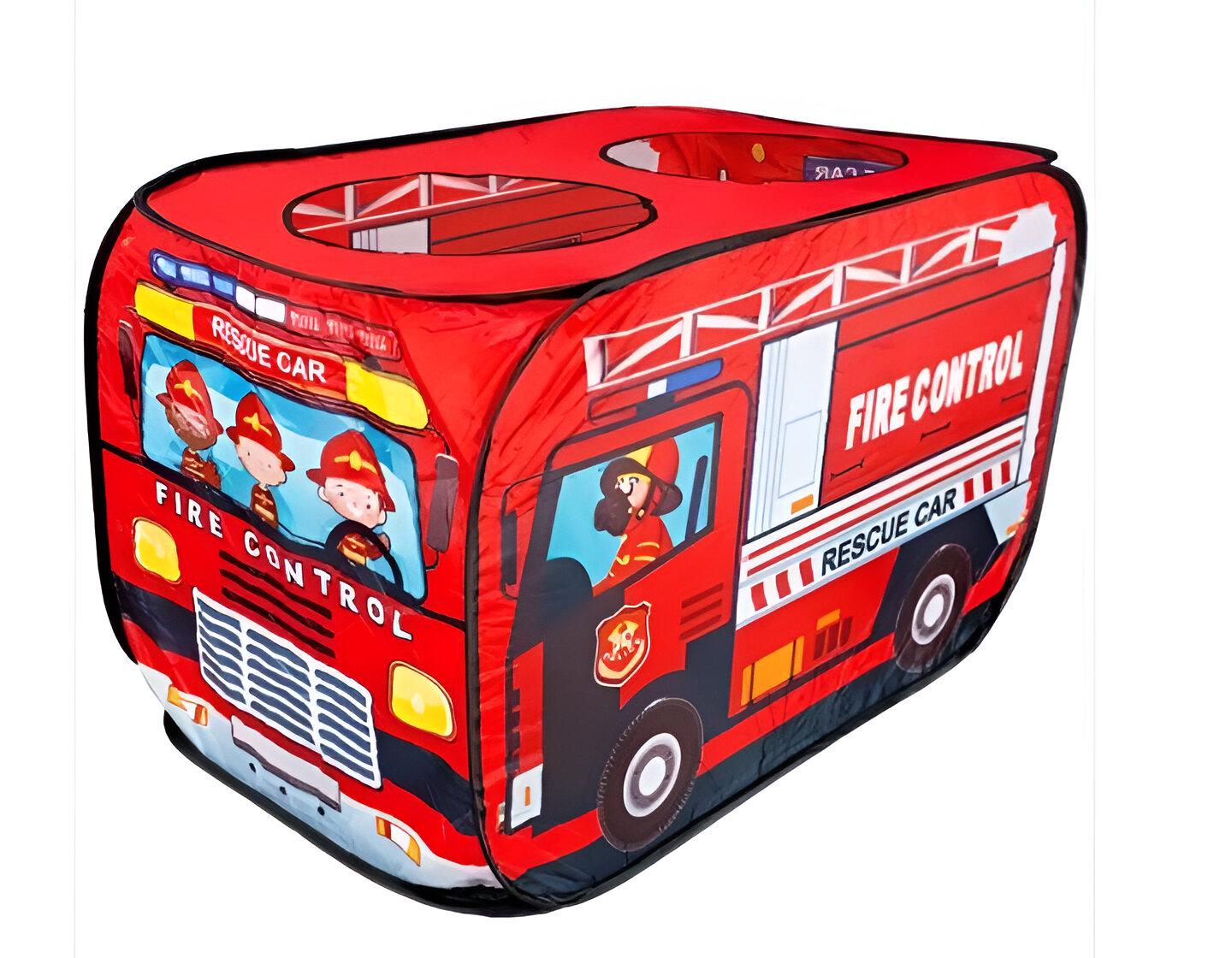 Детская палатка-пожарная машина 606-8011D 112x72x72 см Красный Детская палатка-пожарная машина 606-8011D 112x72x72 см Красный