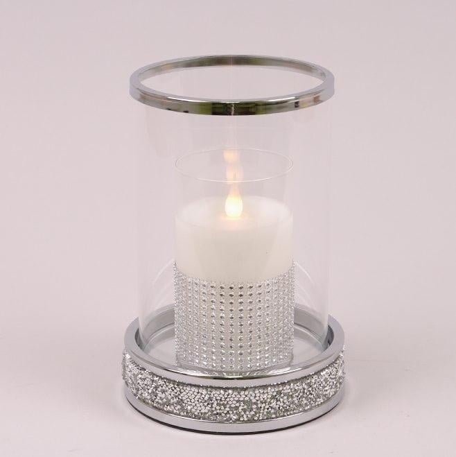 Підсвічник металевий Flora Сірий (34207) - фото 3 Підсвічник металевий Flora Сірий (34207) - фото 3