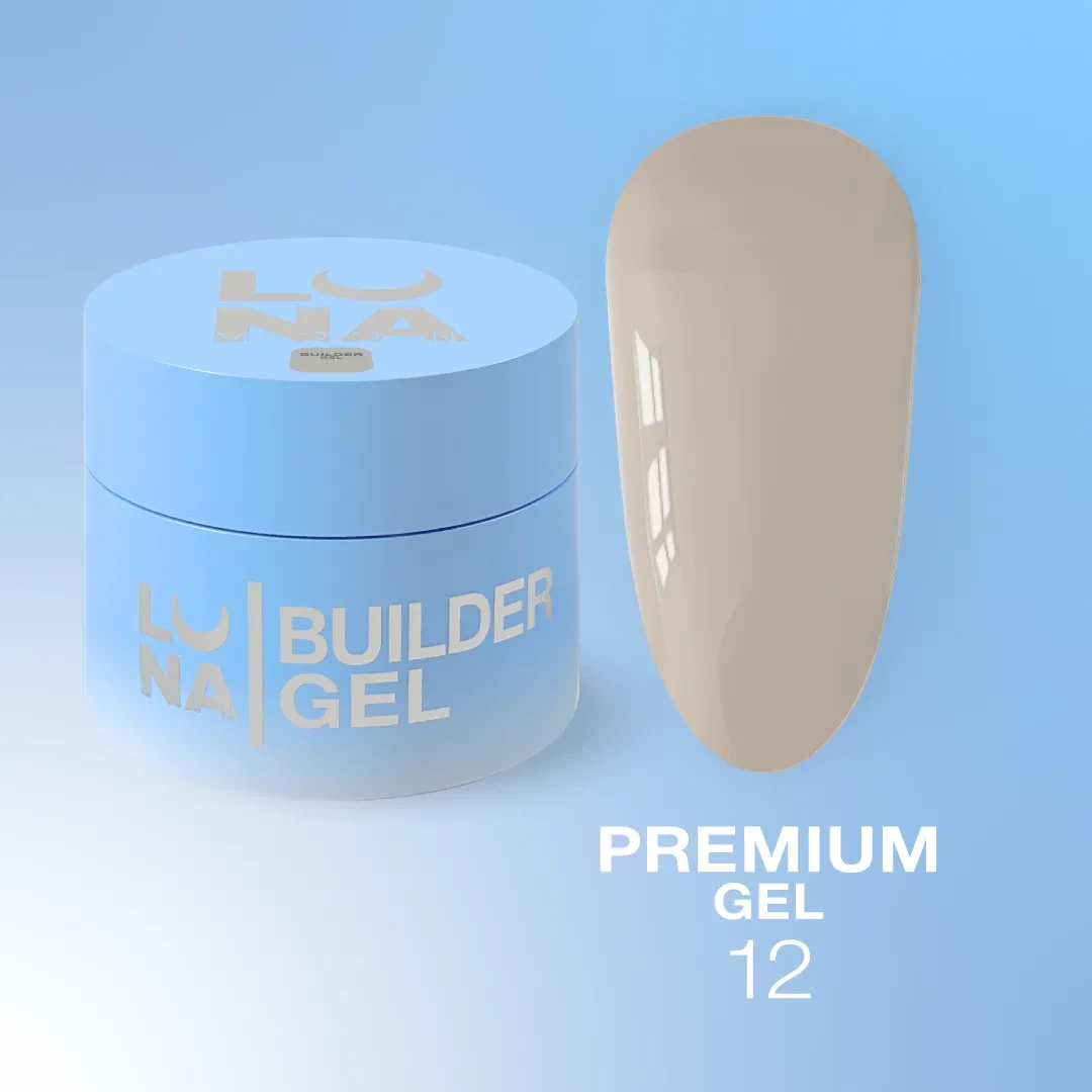 Гель Luna Moon Premium Gel №12 50 мл Коричневый