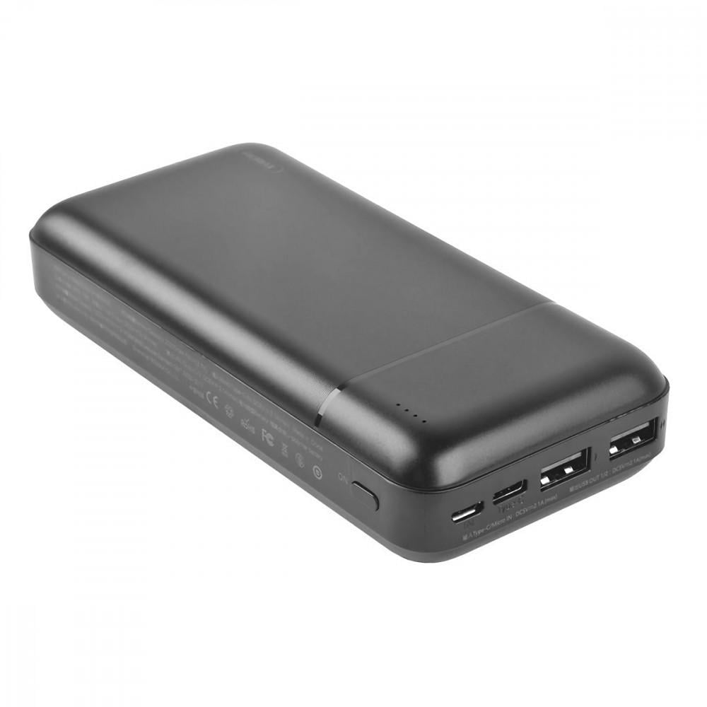 Повербанк Remax Lango RPP166 2USB 20000 mAh Black (367308096)