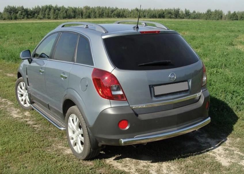 Задняя дуга AK002 CAN для Opel Antara 2006-2017 гг. нержавеющая сталь Хром