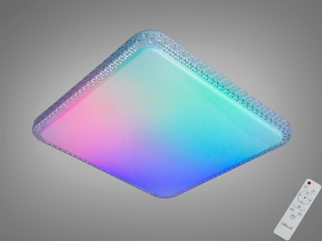 Смарт-люстра светодиодная RGB 80В 15 м2 Белый (2989250483)