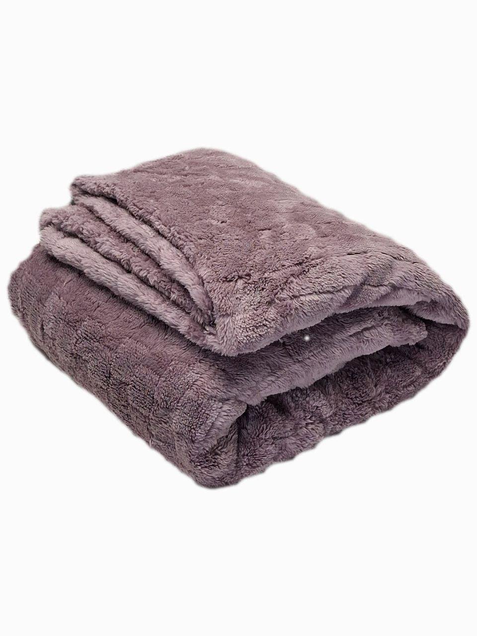 Плед флисовый полуторный Colorful Home Мозаика 150x200 см Сирень (1258) - фото 2 Плед флисовый полуторный Colorful Home Мозаика 150x200 см Сирень (1258) - фото 2