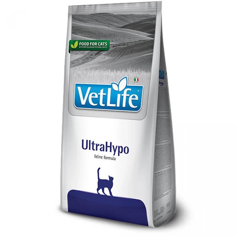 Корм сухой лечебный Farmina VetLife UltraHypo диетический для кошек при пищевой аллергии 2 кг