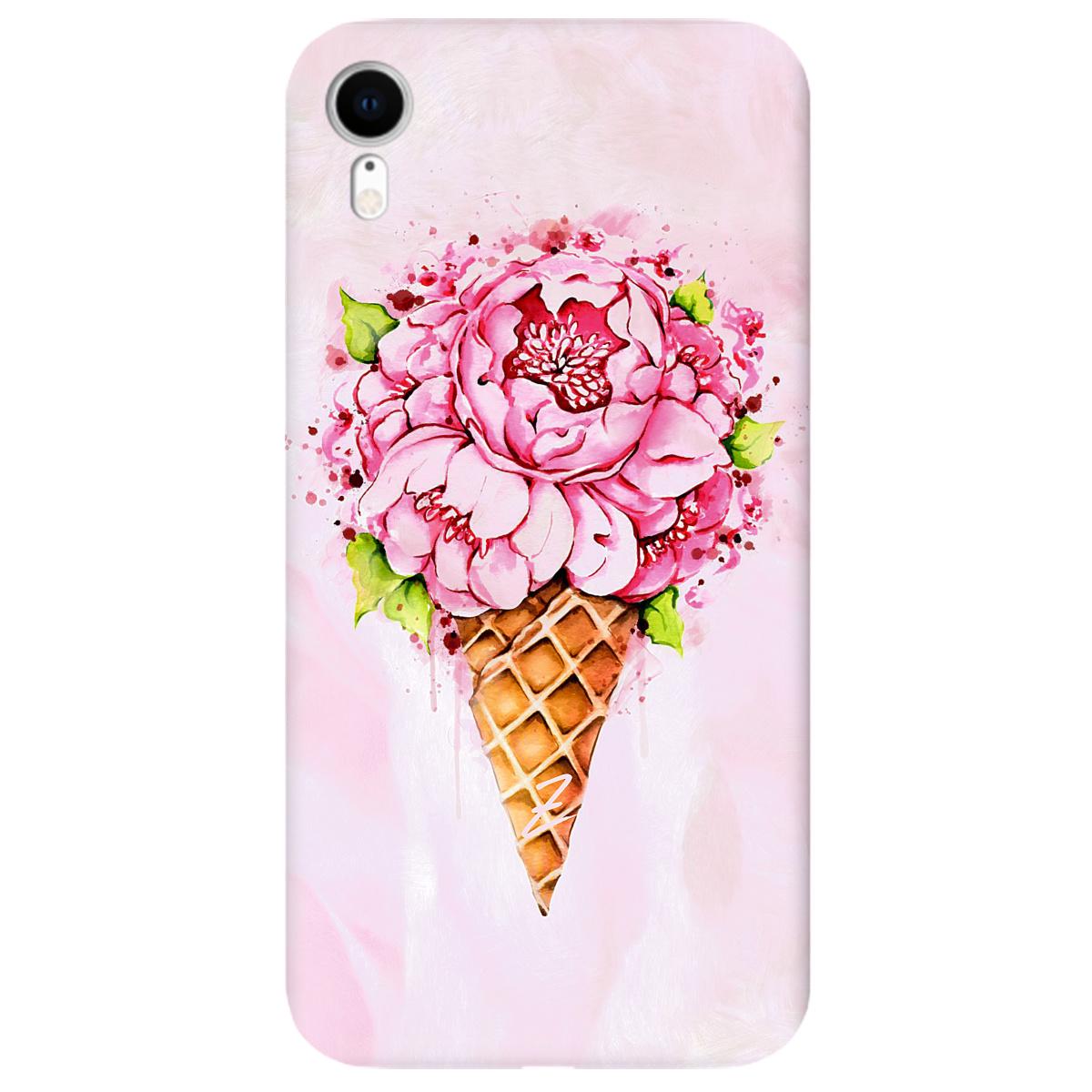 Силиконовый чехол Zorrov для Apple iPhone XR - Ice cream (11170040086051855)