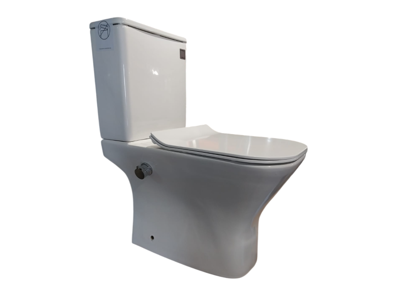 Унитаз-компакт ASIGNATURA Tinto Rimless с сидением/функцией биде/смесителем (49852505)