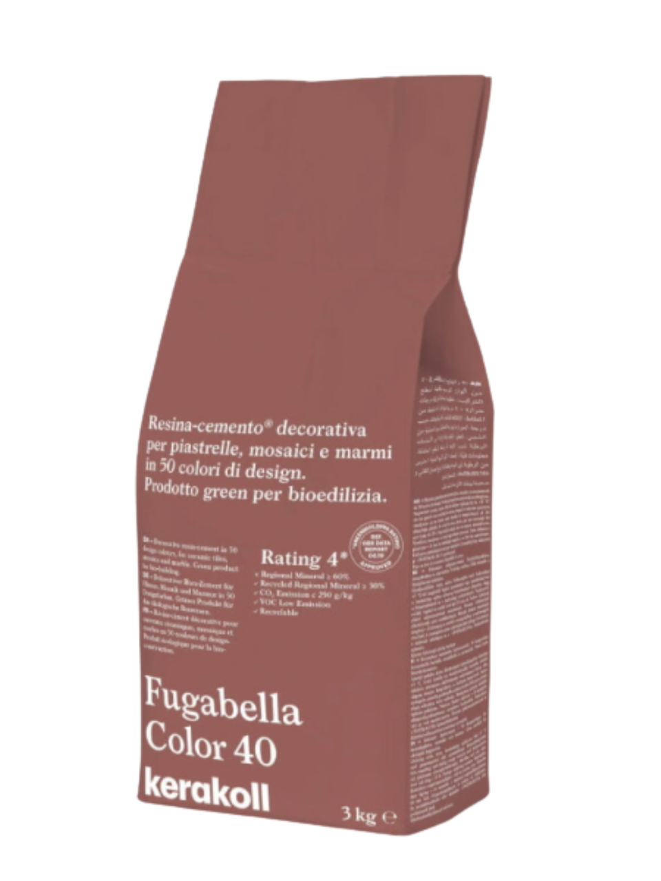 Фуга для швів Kerakoll Fugabella Color-40 3 кг Коричневий (KFG40)