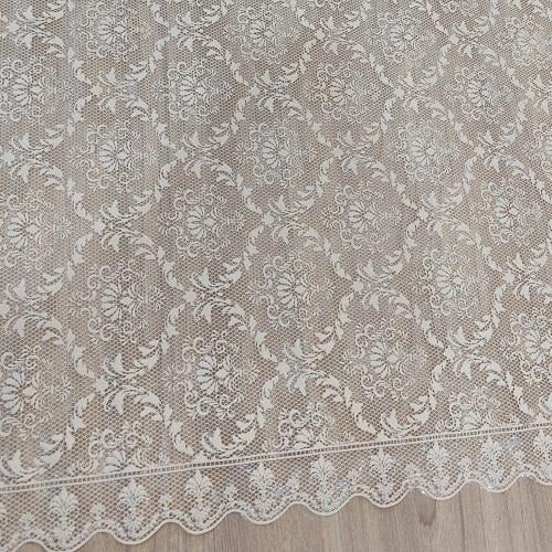 Клеенка Stenson MA-4832 ПВХ Lace 1,37х20 м Бежевый (11605974)