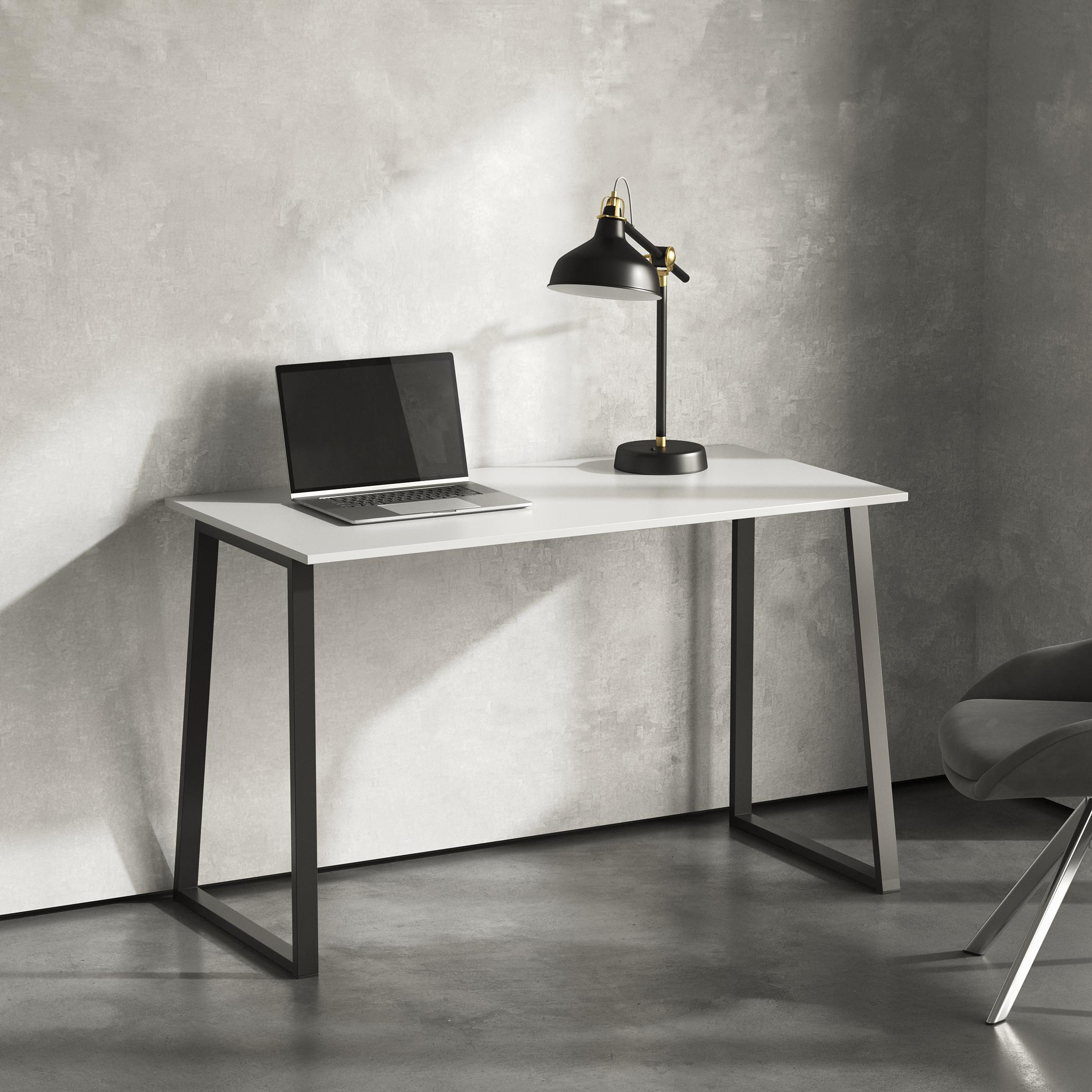 Стіл письмовий лофт Серія 4 1400х700х16 мм Білий