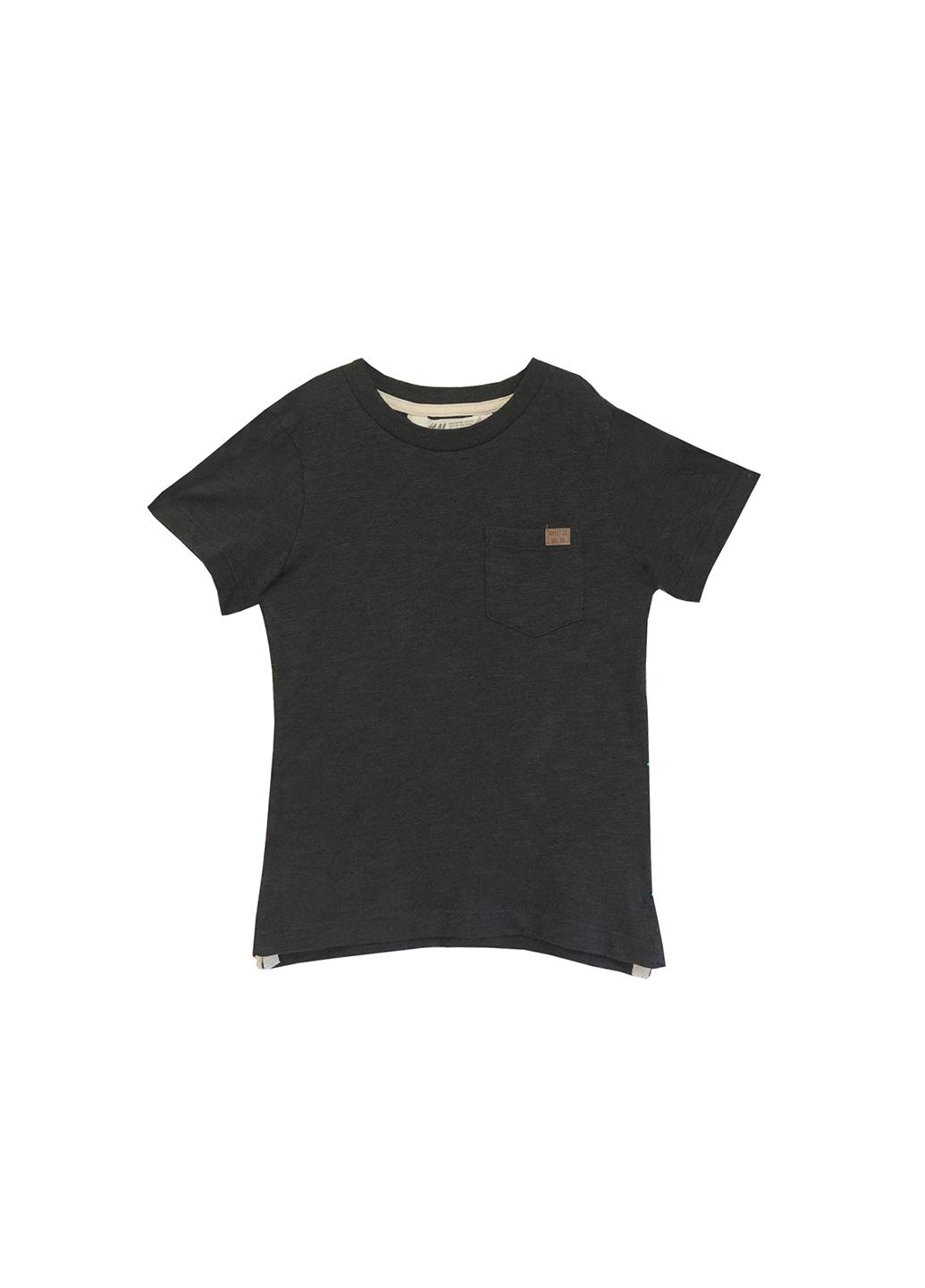 Футболка H&M 98-104 см Темно-серый мальчиков (933637b47)