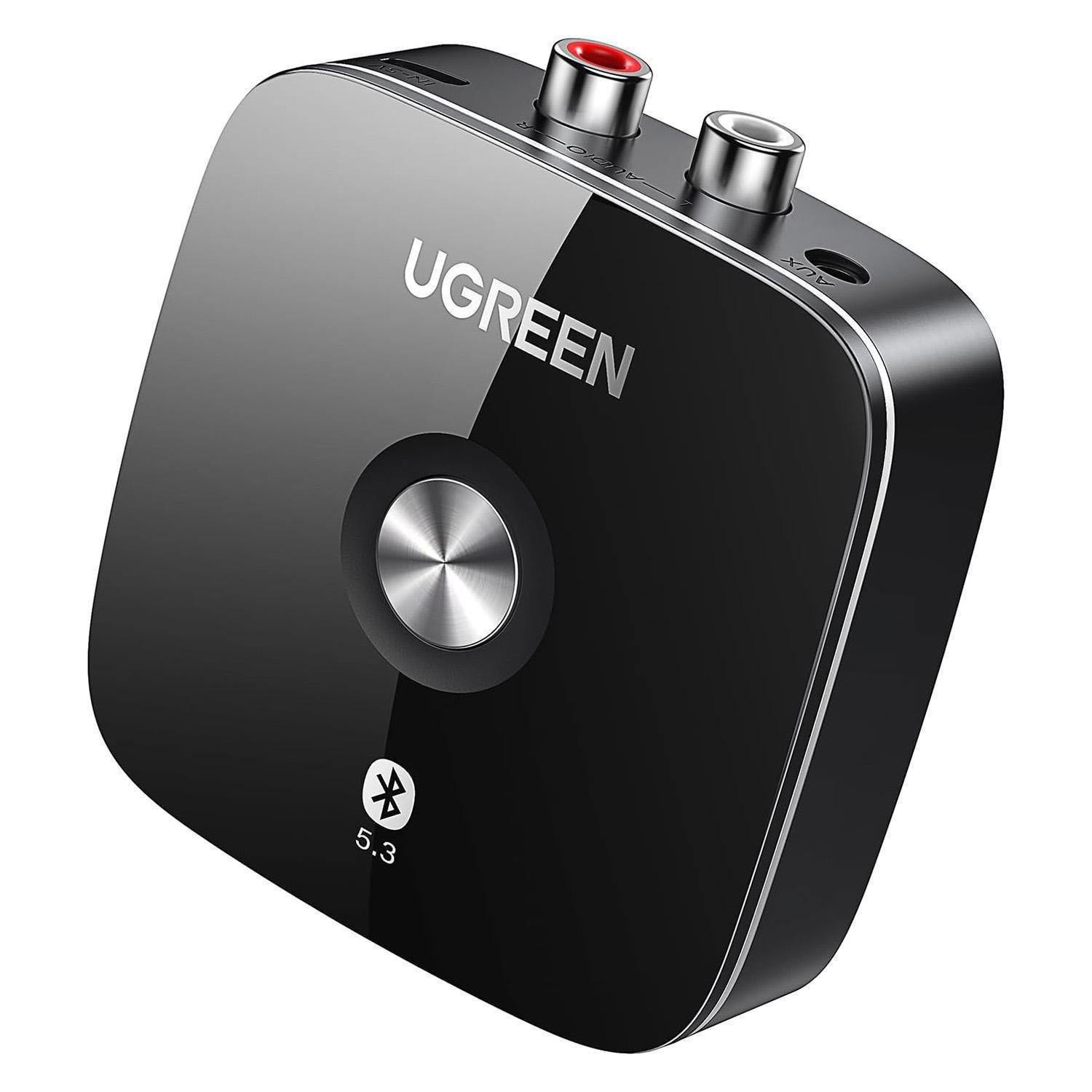 Адаптер аудио Ugreen Bluetooth 5.3 3.5 мм 2RCA Черный (30445) Адаптер аудио Ugreen Bluetooth 5.3 3.5 мм 2RCA Черный (30445)