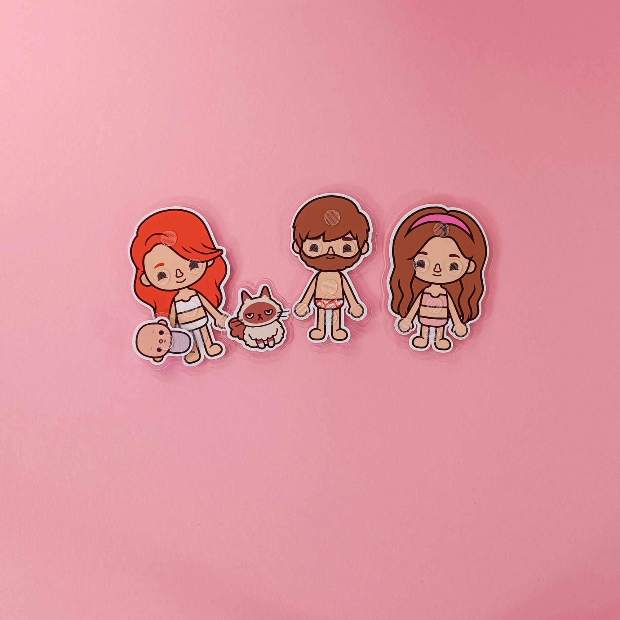 Развивающий альбом Toca Boca World «Прибережна вілла» ламинированный на липучках - фото 2