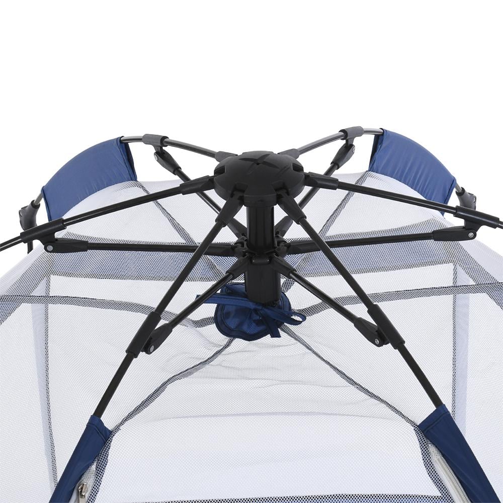 Палатка автоматическая MR 1512 с сетчатыми стенками и ковриком 146х127х110 см Синий - фото 8 Палатка автоматическая MR 1512 с сетчатыми стенками и ковриком 146х127х110 см Синий - фото 8