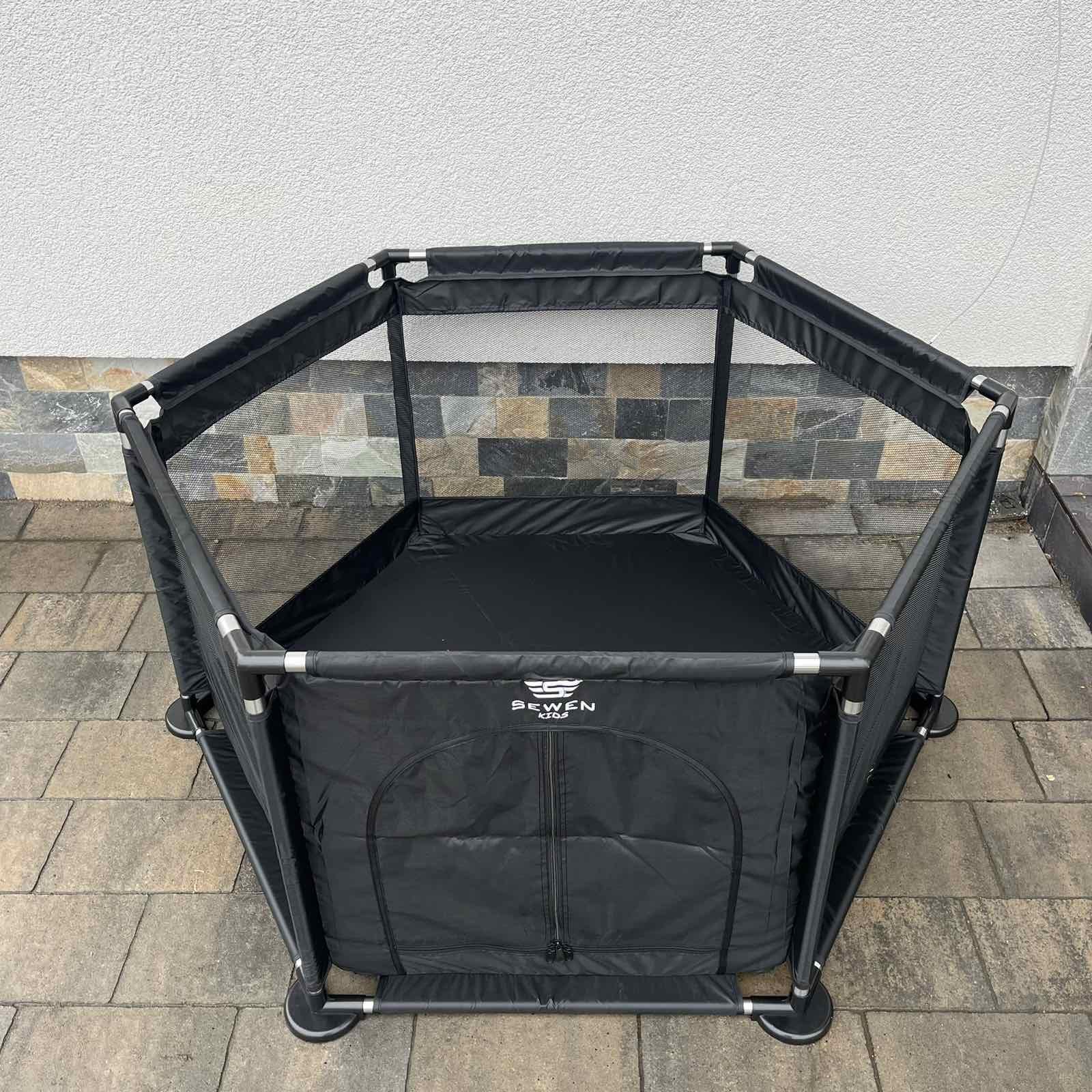 Манеж дитячий Sewen Черный (10014287) - фото 5 Манеж дитячий Sewen Черный (10014287) - фото 5