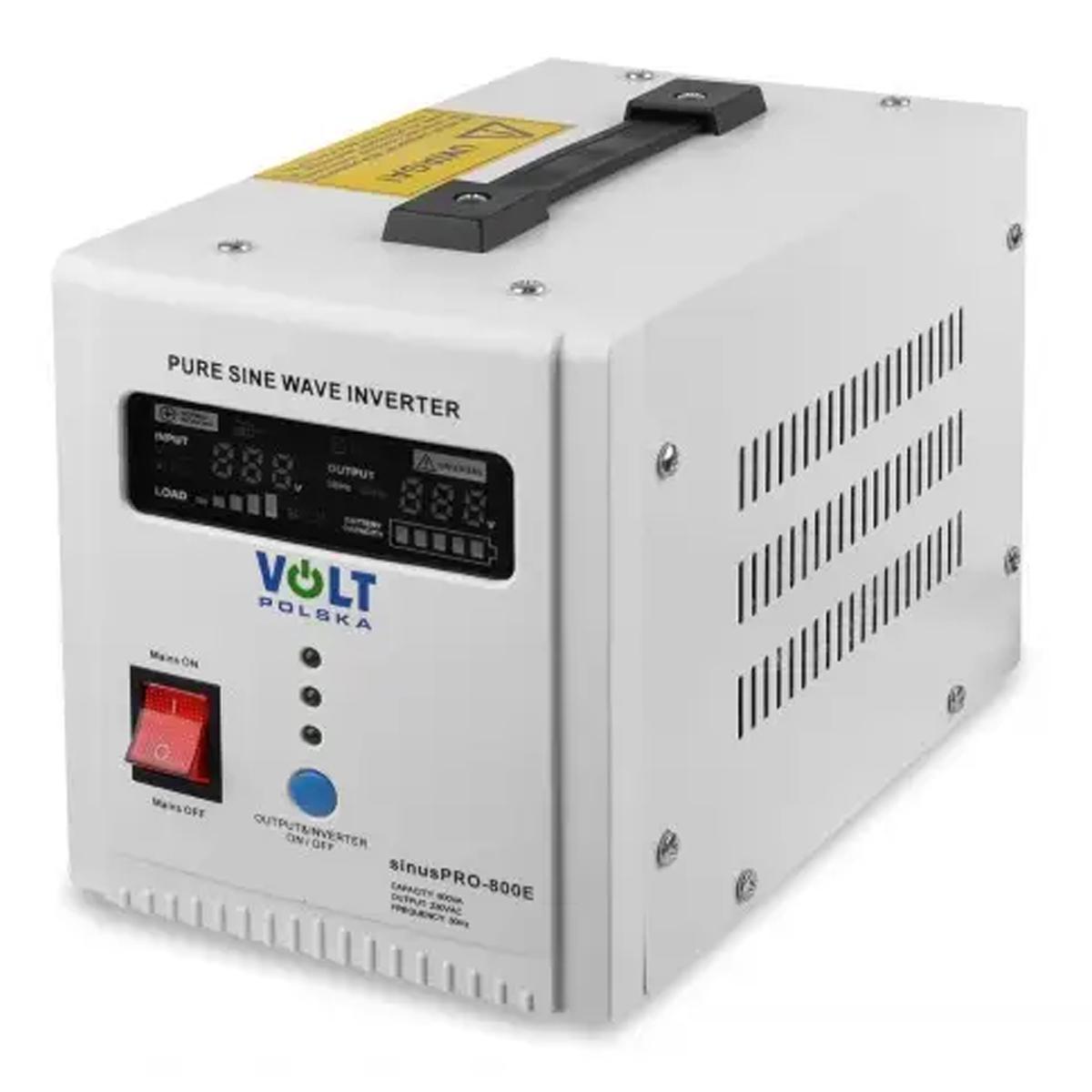 Источник бесперебойного питания Volt Polska Sinus Pro 800E Volt защита от перегрузки 500/800 Вт - фото 2