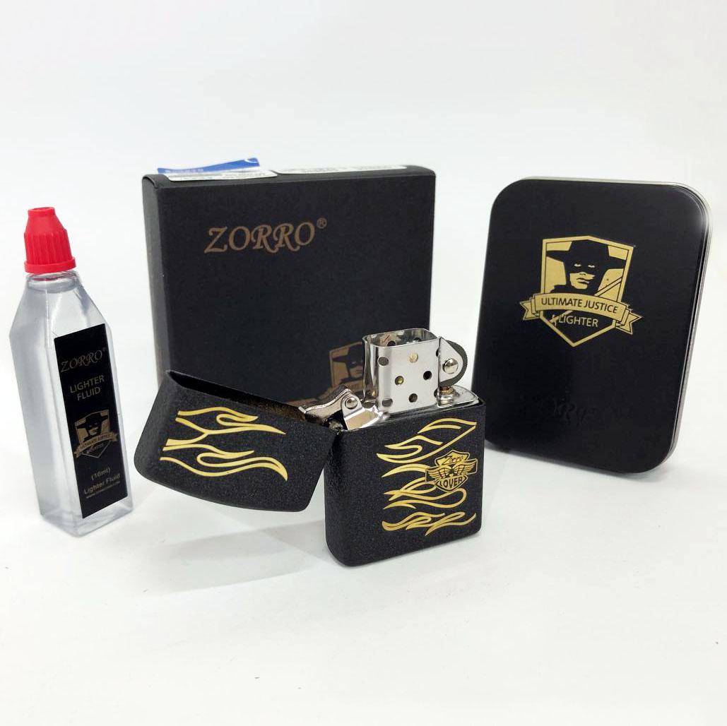 Набор для зажигалки бензиновая Zorro HL-304 Черный (310867) Набор для зажигалки бензиновая Zorro HL-304 Черный (310867)