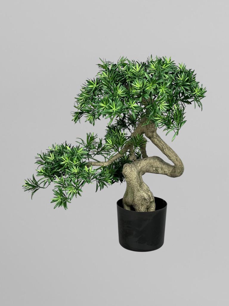 Искусственный бонсай листовой 58х55 см Зеленый (Б013) - фото 2 Искусственный бонсай листовой 58х55 см Зеленый (Б013) - фото 2