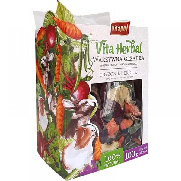 Корм для грызунов Vitapol Vita Herbal Овощная грядка 100 г (ZVP-4101)