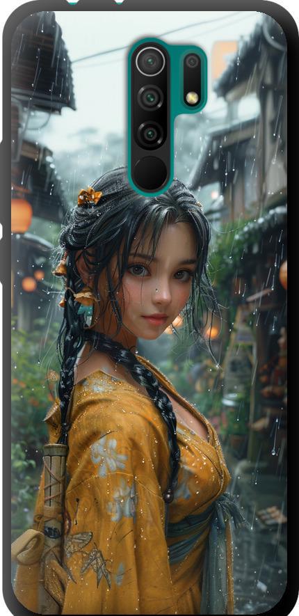 Чехол на Xiaomi Redmi 9 Anime-girl (6133b-2019-42517)