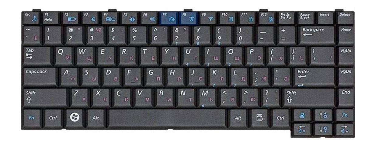 Клавиатура для ноутбука Samsung X22 Black
