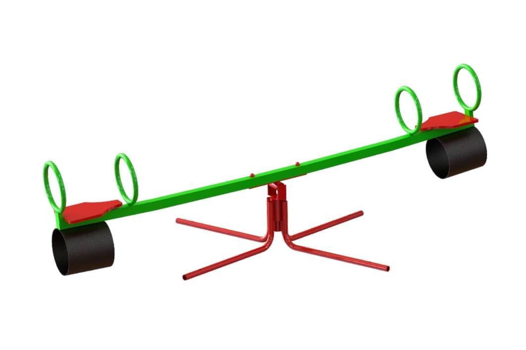 Балансир-карусель з амортизацією (703/3Р)