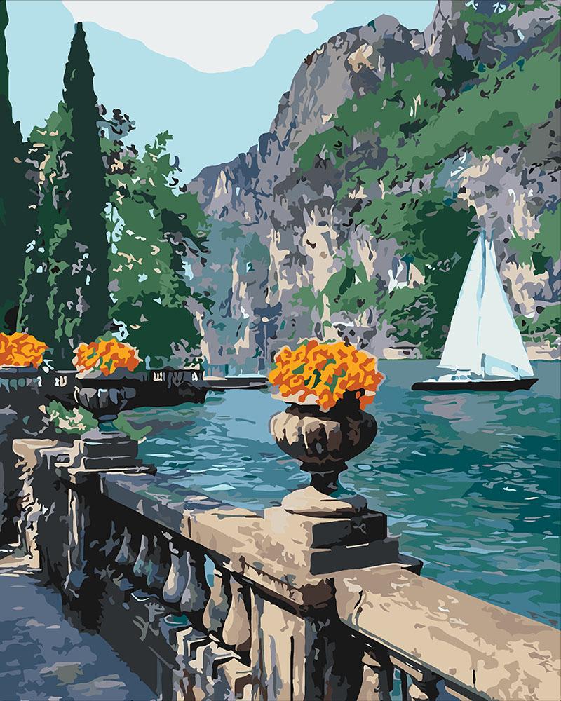 Картина по номерам Идейка "Морская бухта" 40х50 см (KH2740)