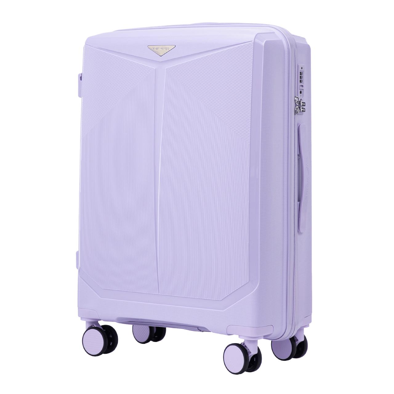 Чемодан Wings COCKATIEL большой Фиалковый (CKT01-L-WhitePurple) - фото 1 Чемодан Wings COCKATIEL большой Фиалковый (CKT01-L-WhitePurple) - фото 1