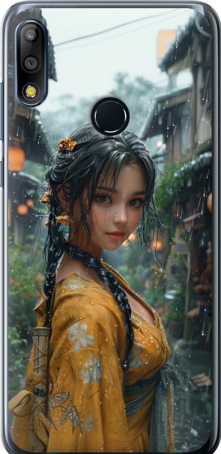 Чехол на Asus Zenfone Max Pro M2 ZB631KL Anime-girl (6133u-1641-42517)