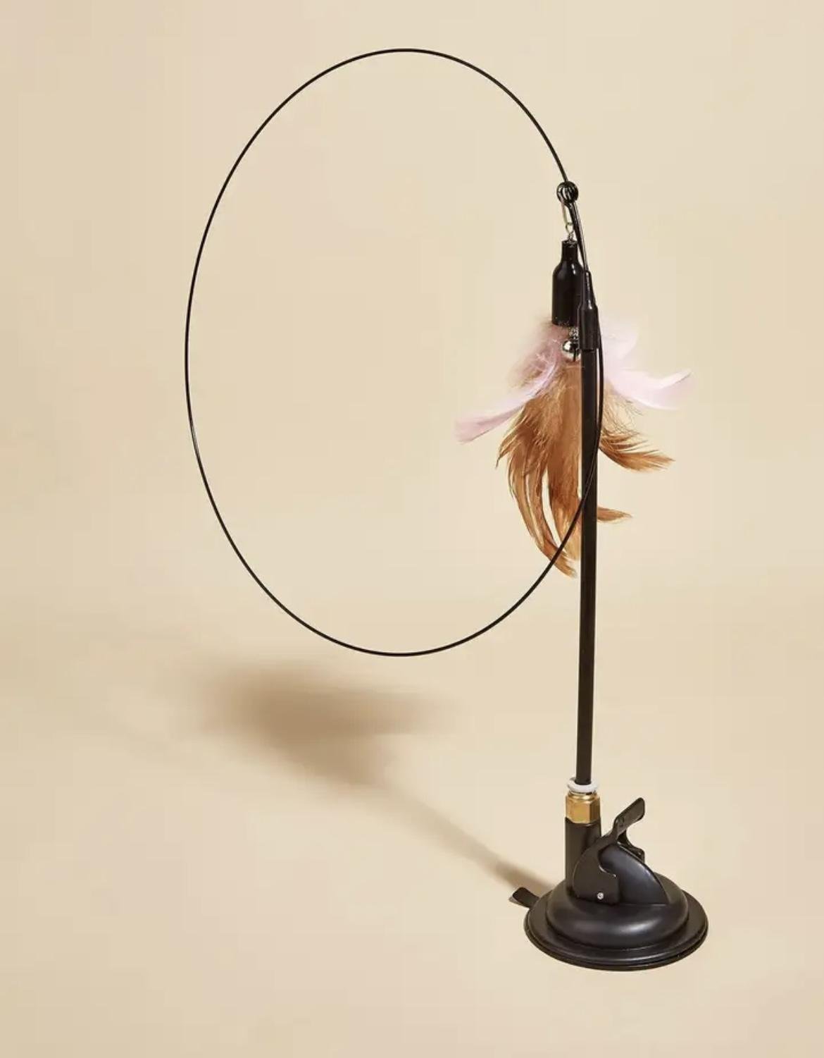 Игрушка дразнилка-удочка для котов Game Перо на присоске (45364)