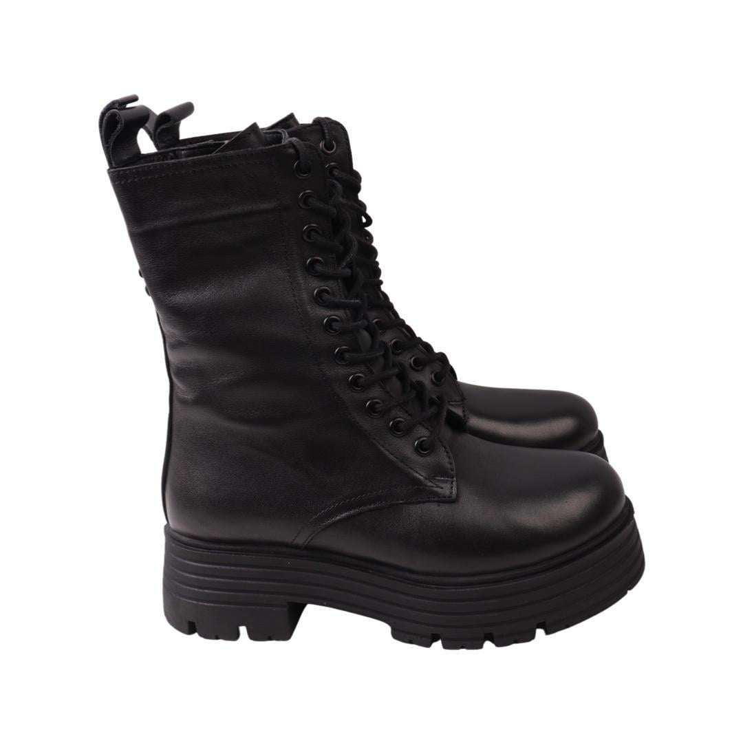 Ботинки женские Molly Bessa натуральная кожа р. 37 Черный (284-22ZHC)