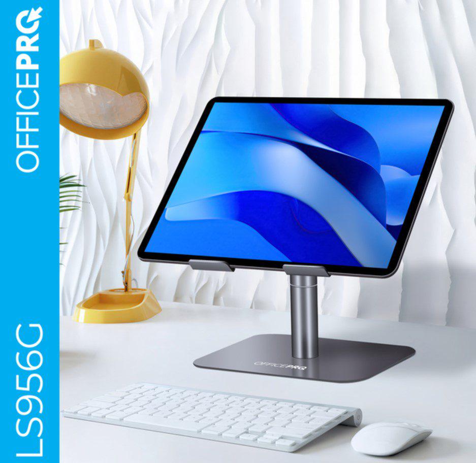 Підставка для ноутбука планшета OfficePro LS-956 Alloy Aluminum Gray - фото 5