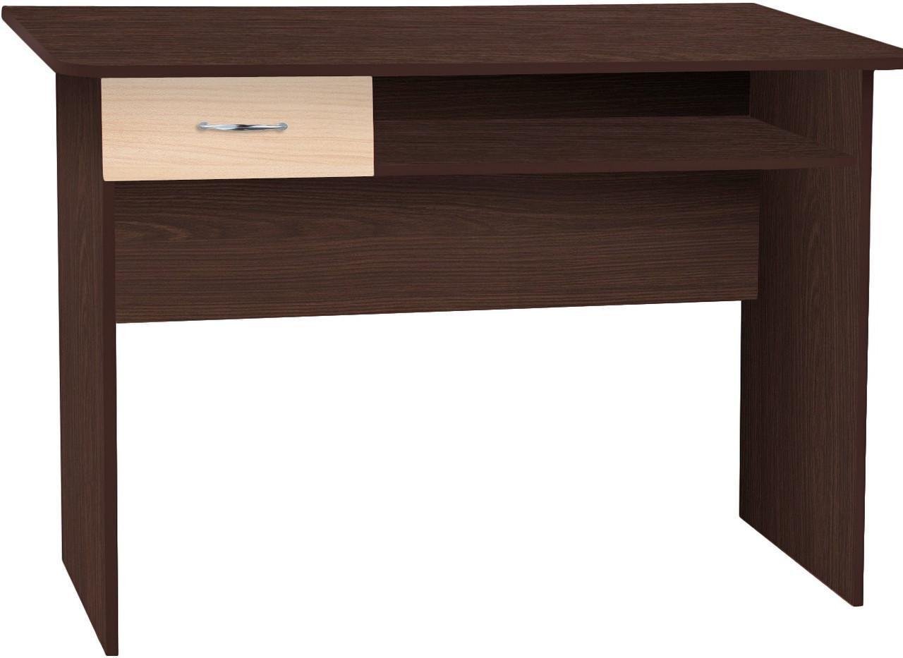 Стол письменный МАКСИ-МЕбель Яша 1400 Венге магия/Дуб молочный (10136)