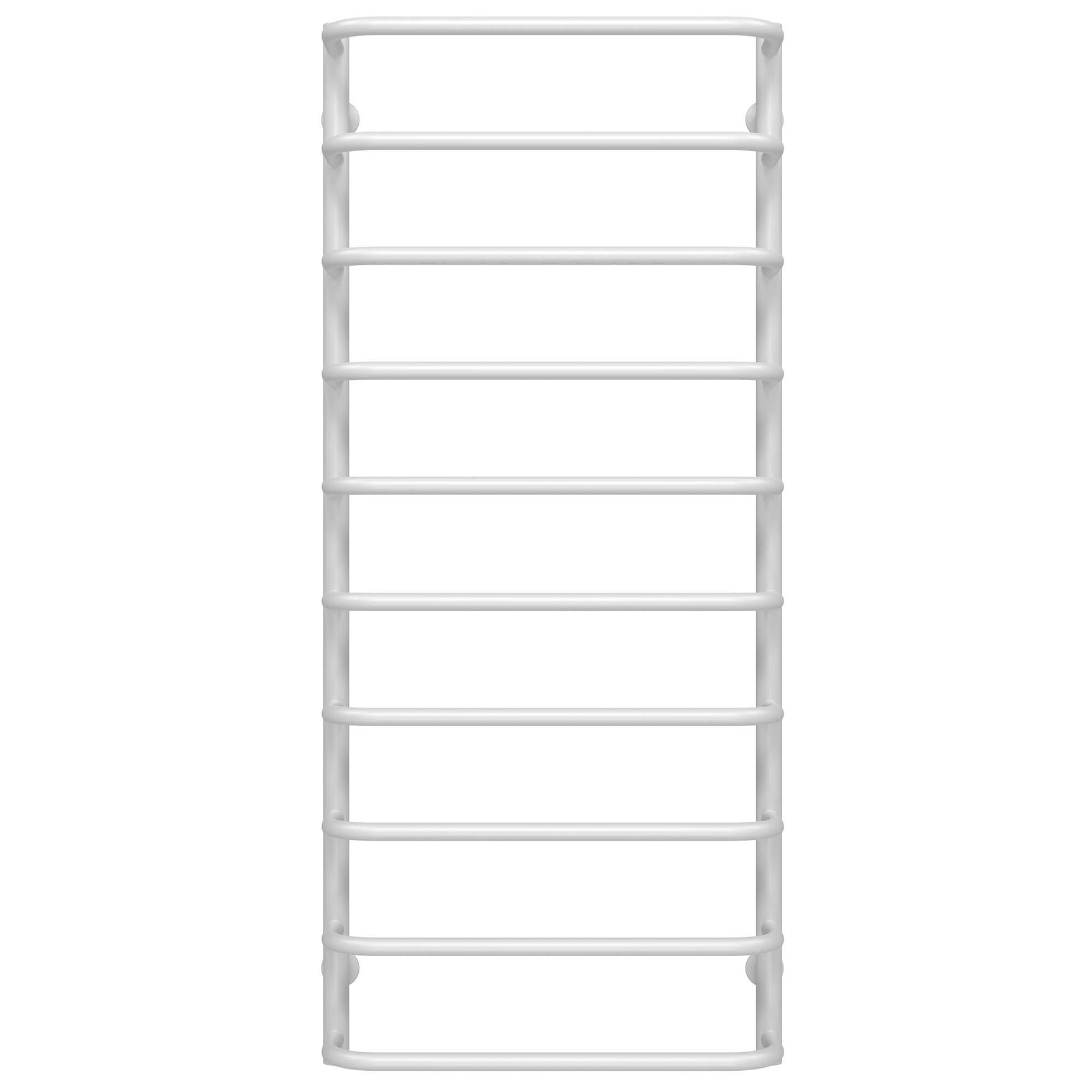 Полотенцесушитель водяной Deffi Стандарт П10 боковое правое подключение нержавеющая сталь 500х1200 мм Белый (C.SS.120.50.10.W.C)