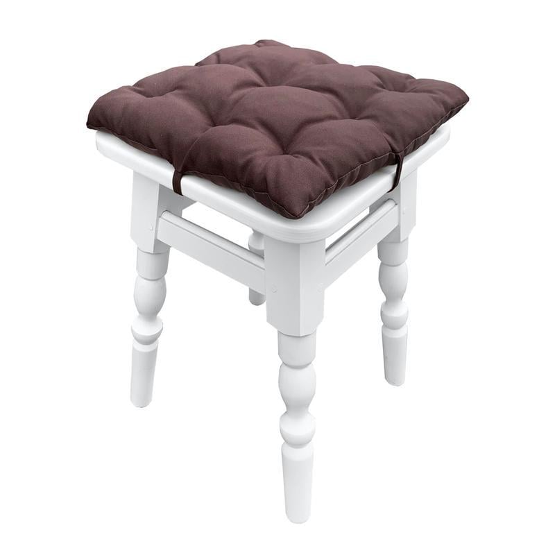 Подушка на табурет с завязками Кедр на Ливане Action 30х30х5 см Коричневый