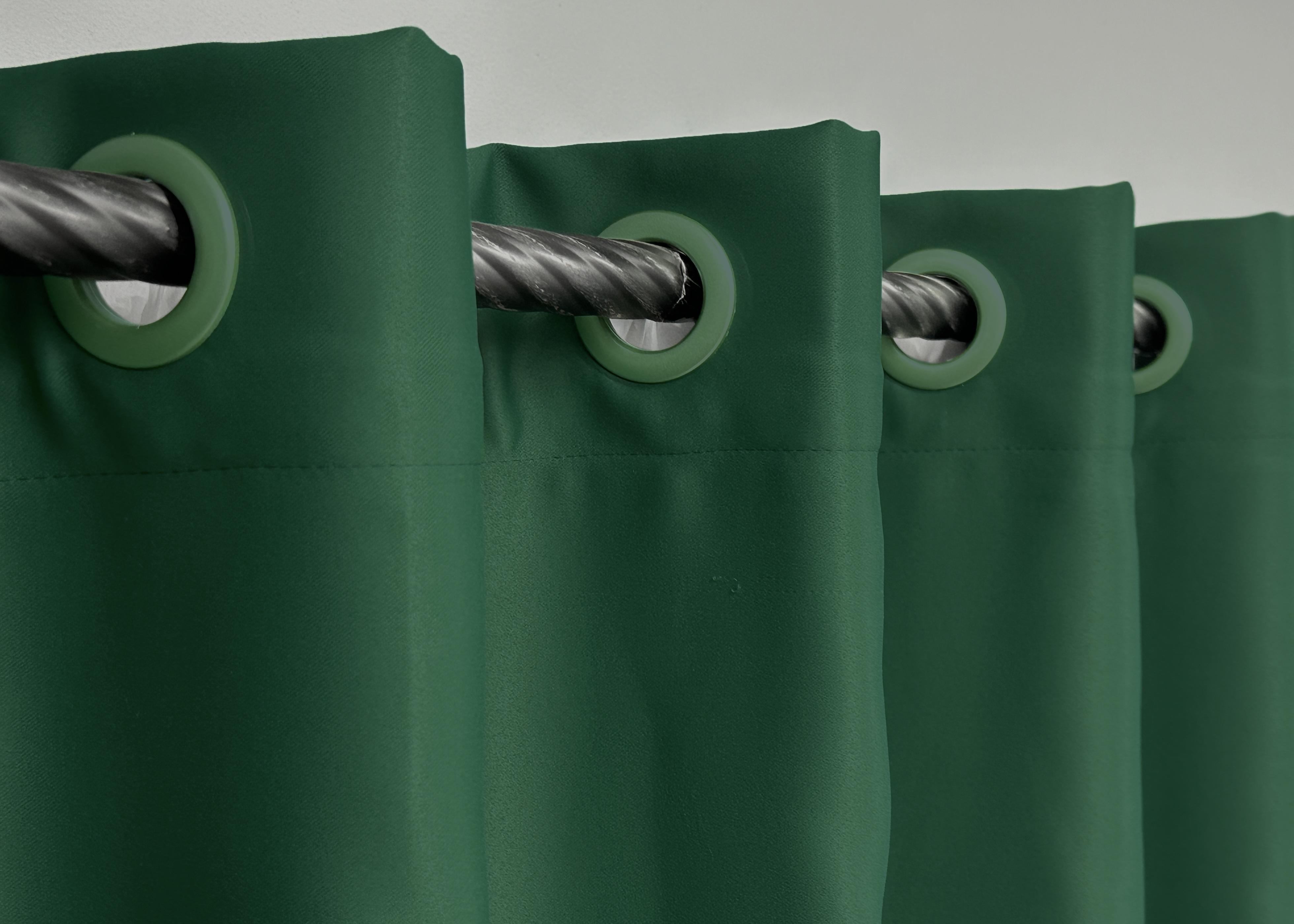 Комплект штор на люверсах VR-Textil Блекаут Bagema Rvs № 1475ш 150х250 см 2 шт. Зелений (37-0254) - фото 5 Комплект штор на люверсах VR-Textil Блекаут Bagema Rvs № 1475ш 150х250 см 2 шт. Зелений (37-0254) - фото 5