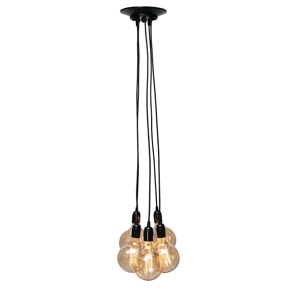 Люстра подвесная лофт Light House LS-18679-5 BK Черный