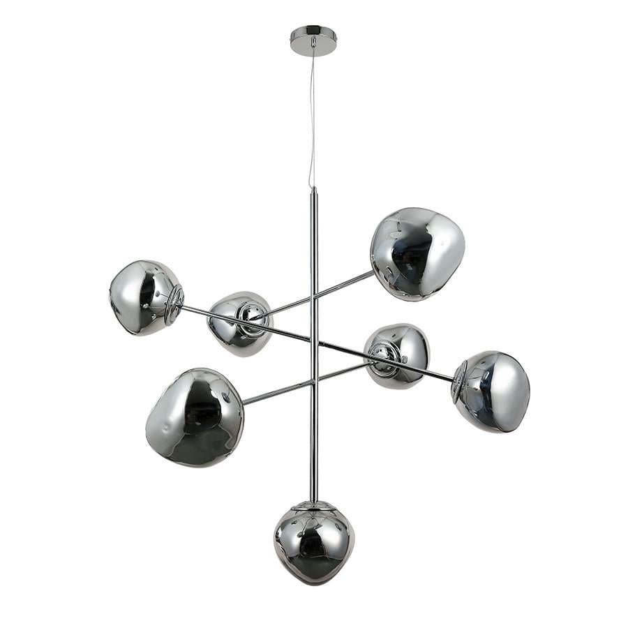 Люстра подвесная 793CH01-7 CH 180 E27 с 7 необычными плафонами Хром - фото 1 Люстра подвесная 793CH01-7 CH 180 E27 с 7 необычными плафонами Хром - фото 1