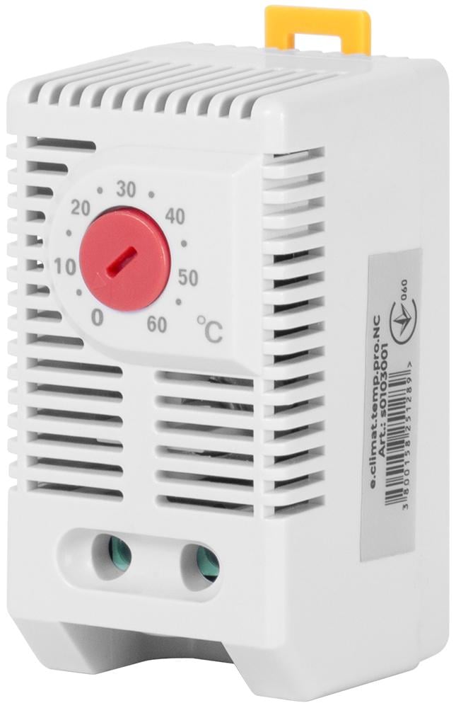 Термостат E.NEXT e.climat.temp.pro.NC NC контакт 0-60°C Красный (s0103001)