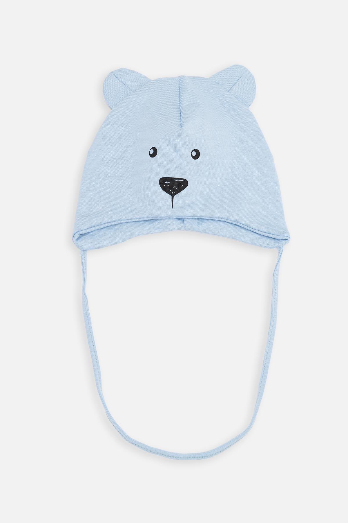 Шапка для мальчика 42-44 см Голубой (24100017)