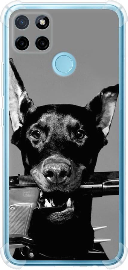 Чехол на Realme C25Y Доберман (2745sp-2553-42517)