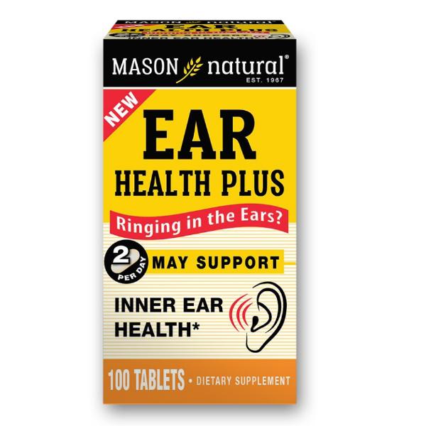Комплекс для профилактики слуха Mason Natural Ear Health Plus 100 таблеток (000021097) Комплекс для профилактики слуха Mason Natural Ear Health Plus 100 таблеток (000021097)