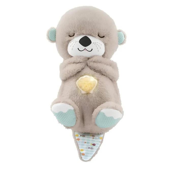 Выдра дышащая для сладких снов на батарейках 30 см Серый