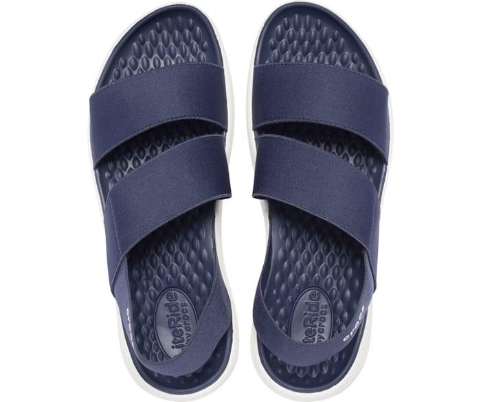 Сандалии Crocs LiteRide Stretch р. W7/EUR 37-38 Navy/White (10995986) - фото 6