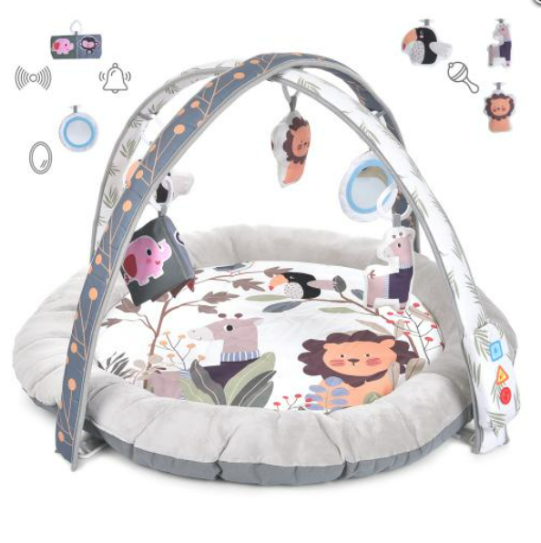 Розвиваючий килимок для немовляти ME 1170 з музикою Beige (OR00001314) Розвиваючий килимок для немовляти ME 1170 з музикою Beige (OR00001314)