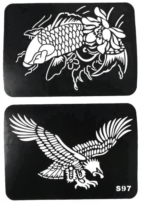 Набір трафаретів для тату S97 (2257569888)