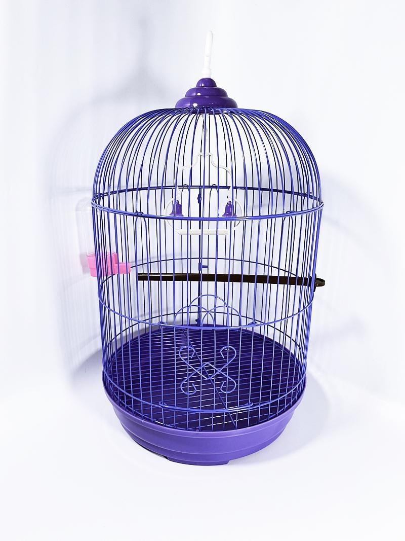 Клетка для птиц Zoomax 003 краска 30x51 см Фиолетовый (23722)