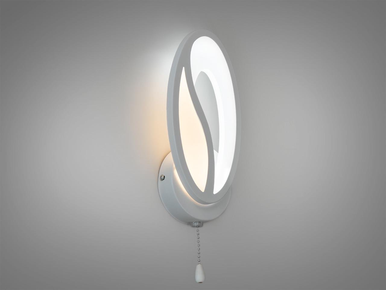 Светильник прикроватный LED в детскую 14W Белый (8090-1WH-LS) - фото 2 Светильник прикроватный LED в детскую 14W Белый (8090-1WH-LS) - фото 2