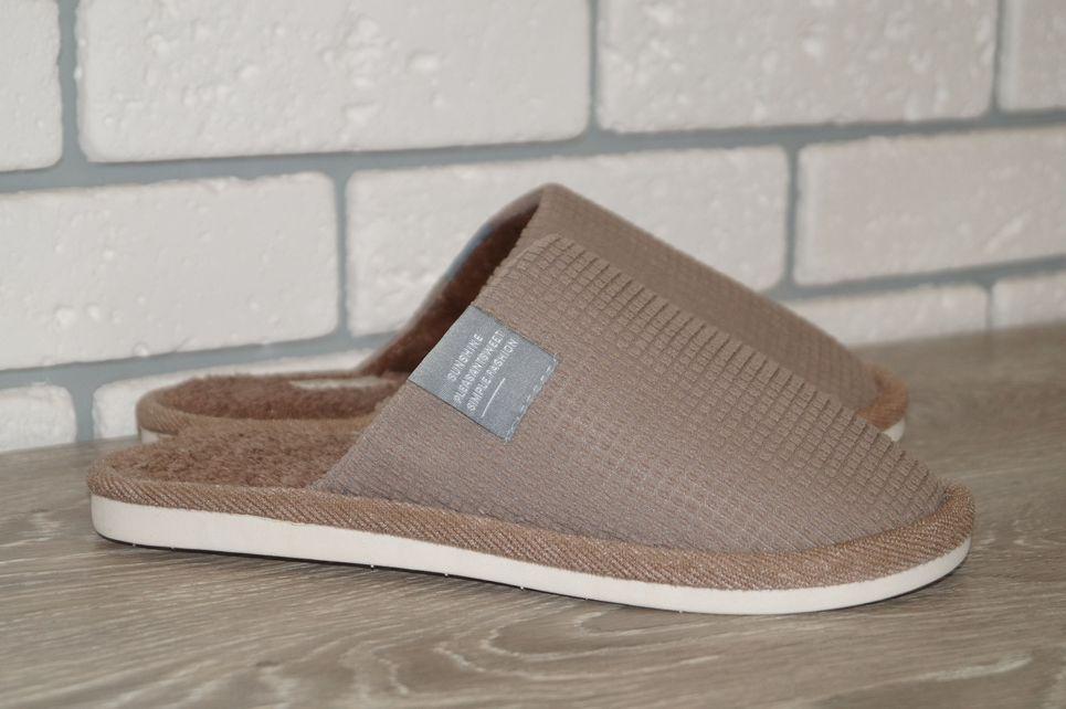 Тапочки подростковые Deshman р. 40/41 25 см Коричневый (30973-4041)