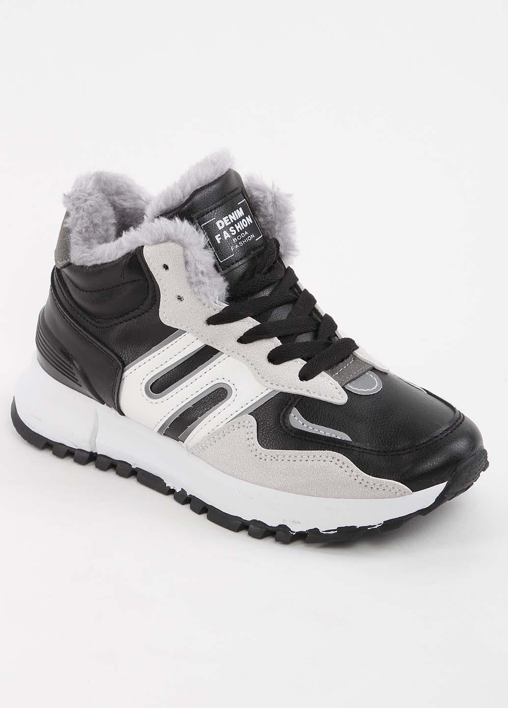 Кроссовки женские Fashion К21 зимние р. 36 Черный (338798_36)